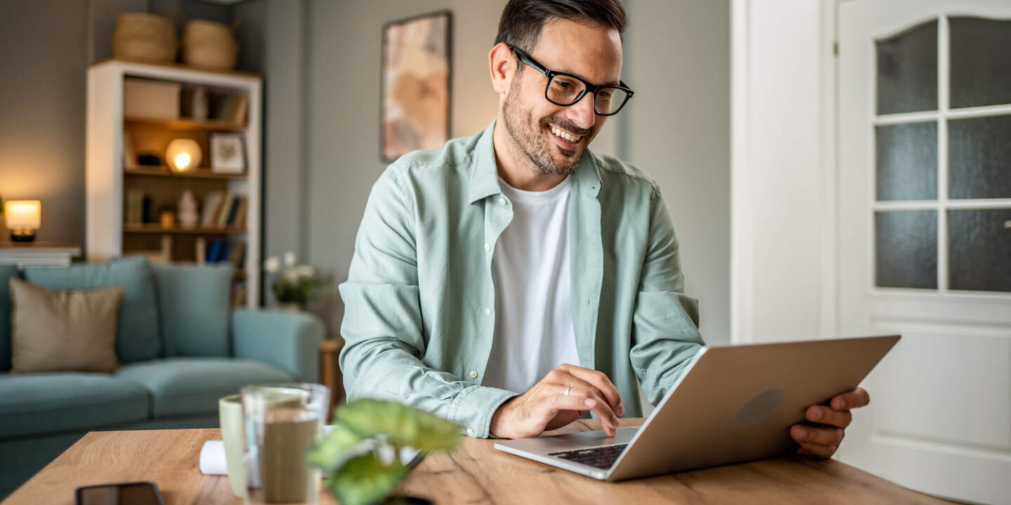 Man on laptop